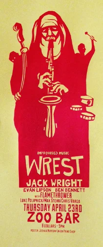 Wrest, Jack wright poster
