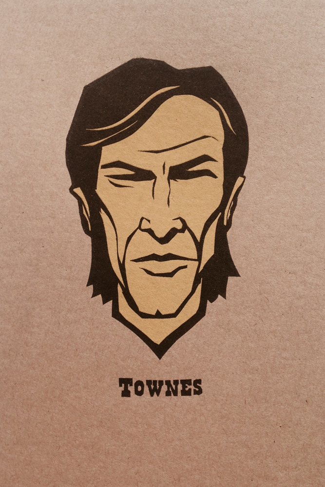 Outlaw Country portrait: Townes