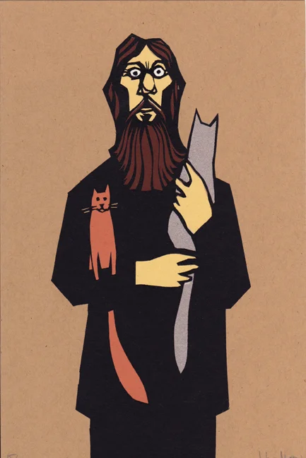 Rasputin Holding Cats
