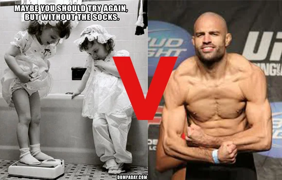 Weight loss versus Weight cut