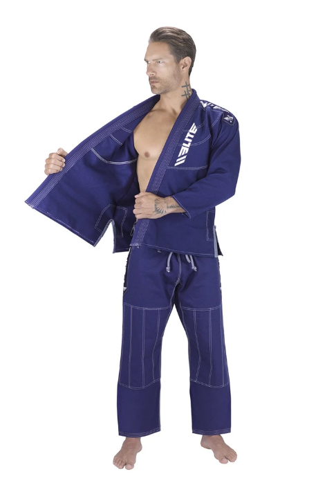 Elite Sports Ultra Light Preshrunk Adult Brazilian Jiu Jitsu BJJ Gi With Free White Belt