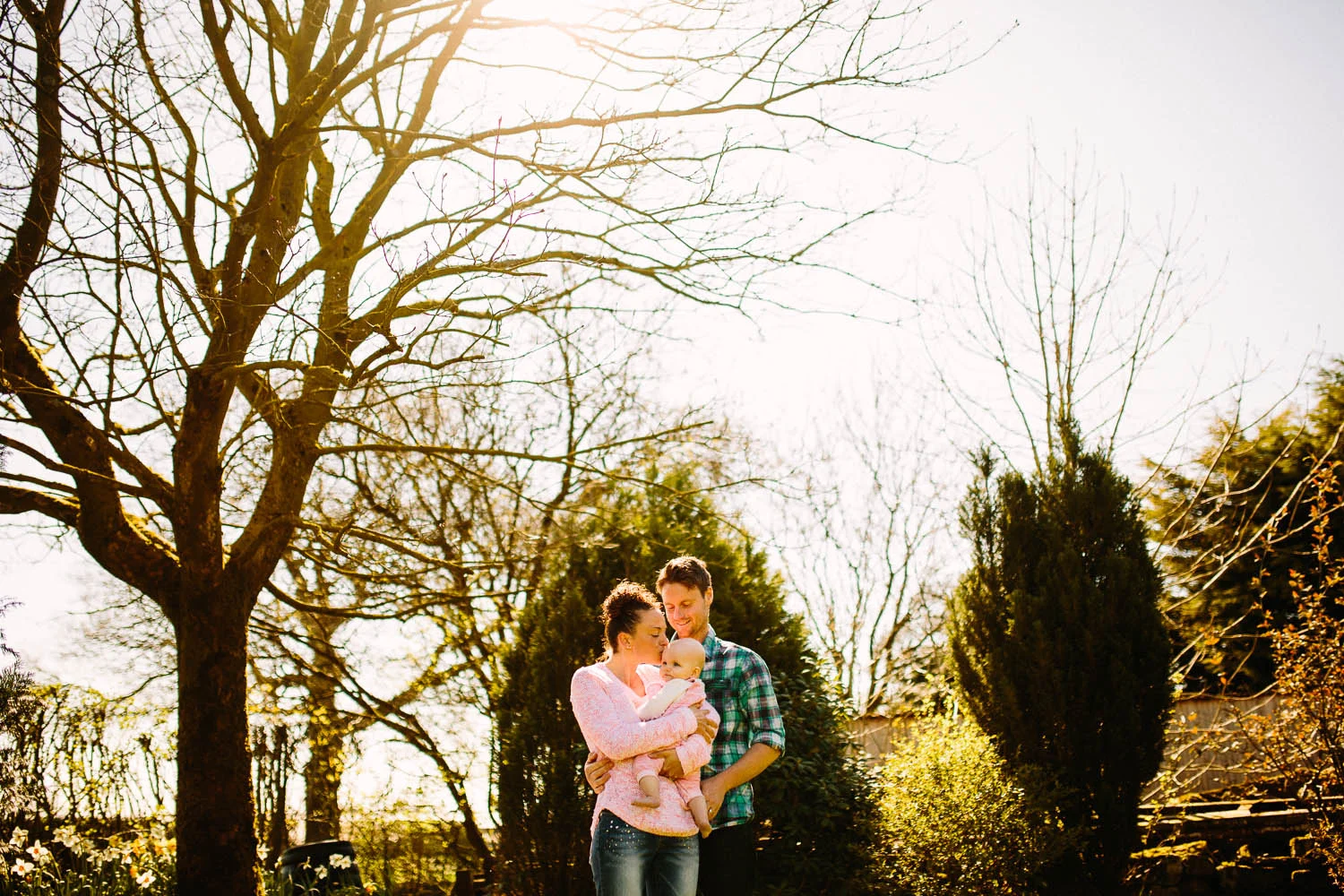 Jo, Mark & Mia's Family Photoshoot in Goosnargh, near Longridge, Preston
