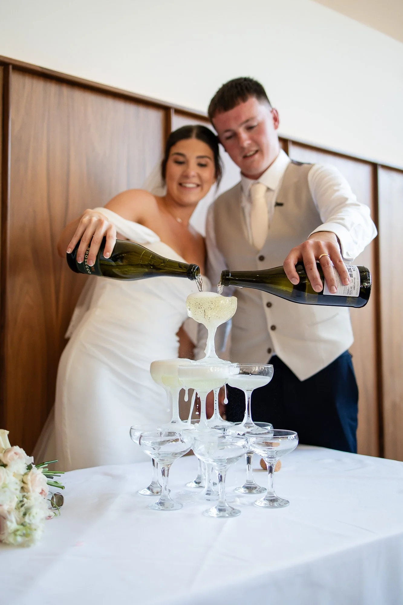 champagne tower