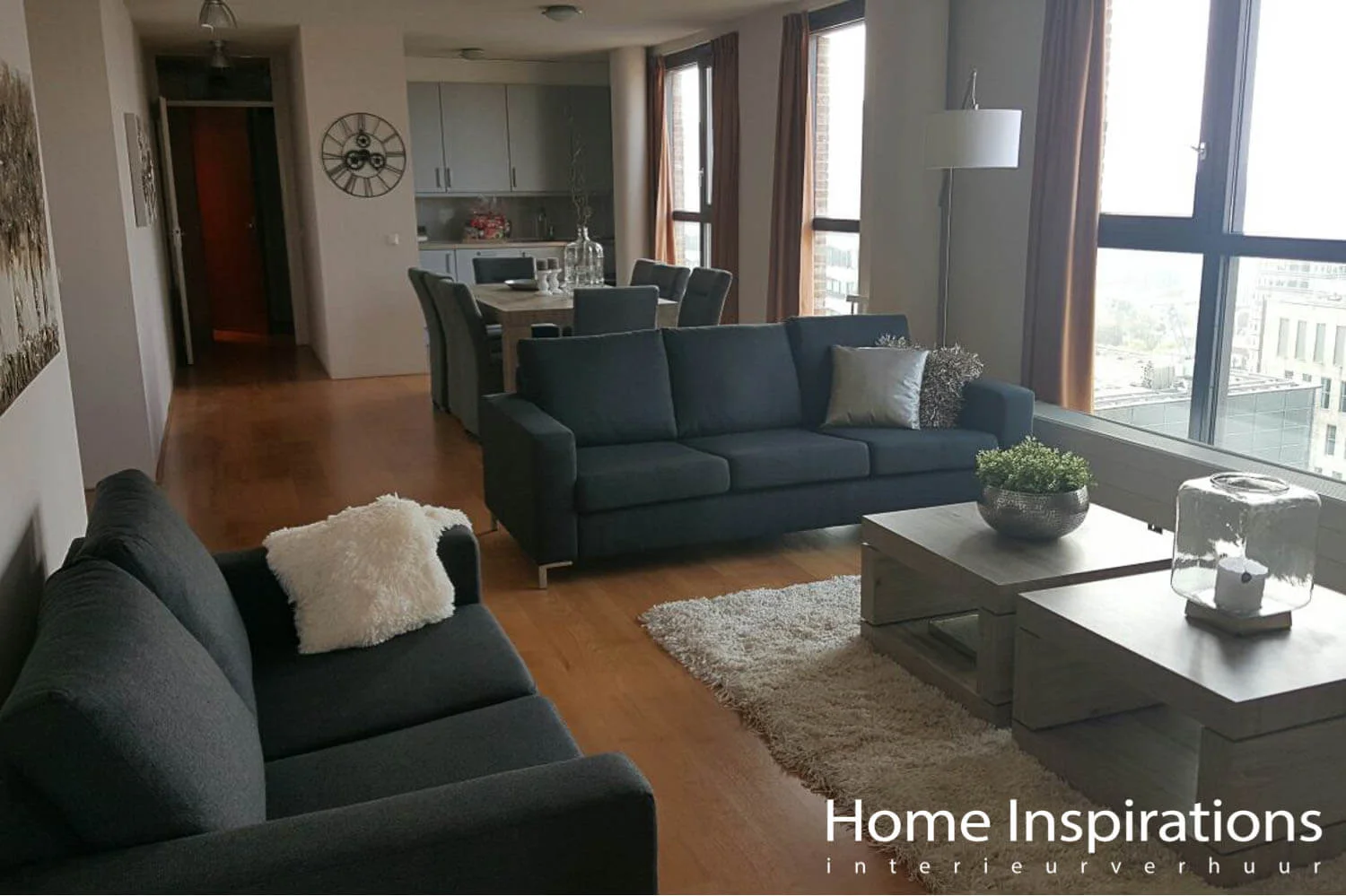 Zithoek moderne woninginrichting