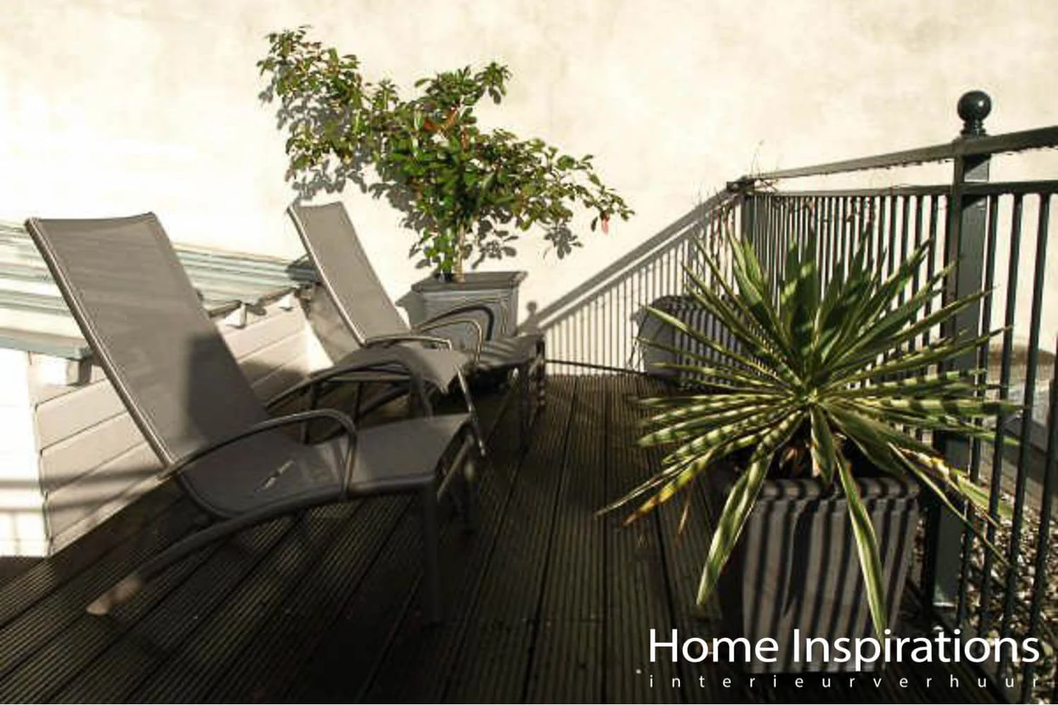 Balkon met zitje
