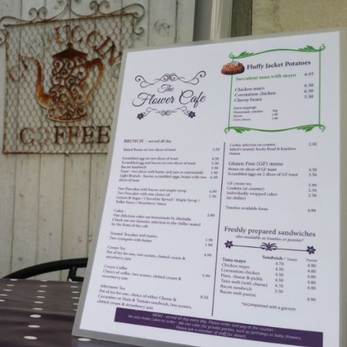 THE #SMARTMENU PROJECT Our #SmartMenu healthy eating project used nudge designed menus to increase jacket potato sales in a local cafe by over 500% (Plymouth, UK) The #SmartMenu project also saw more success with 125% sales increase in another local cafe in Plymouth.