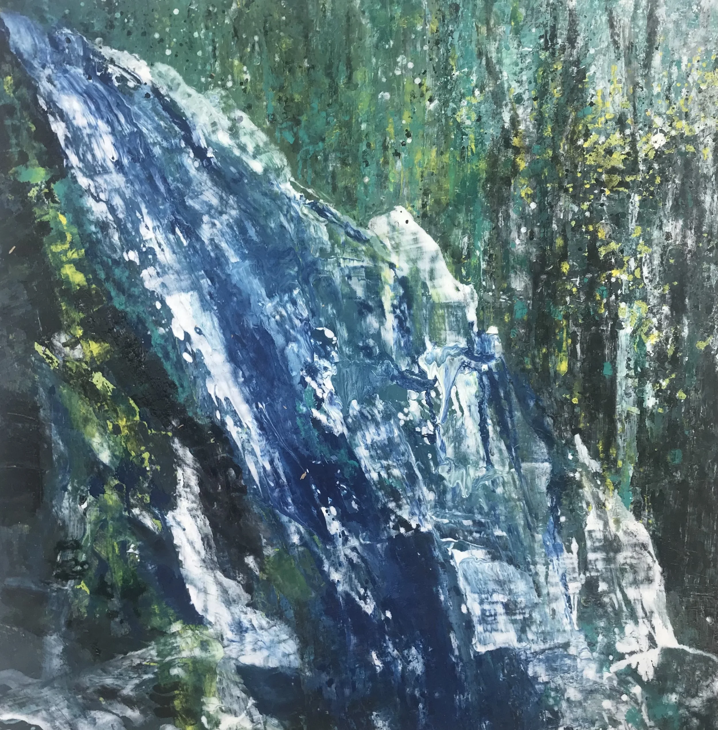 A Better World 30. Oil on canvas. 30” sq.