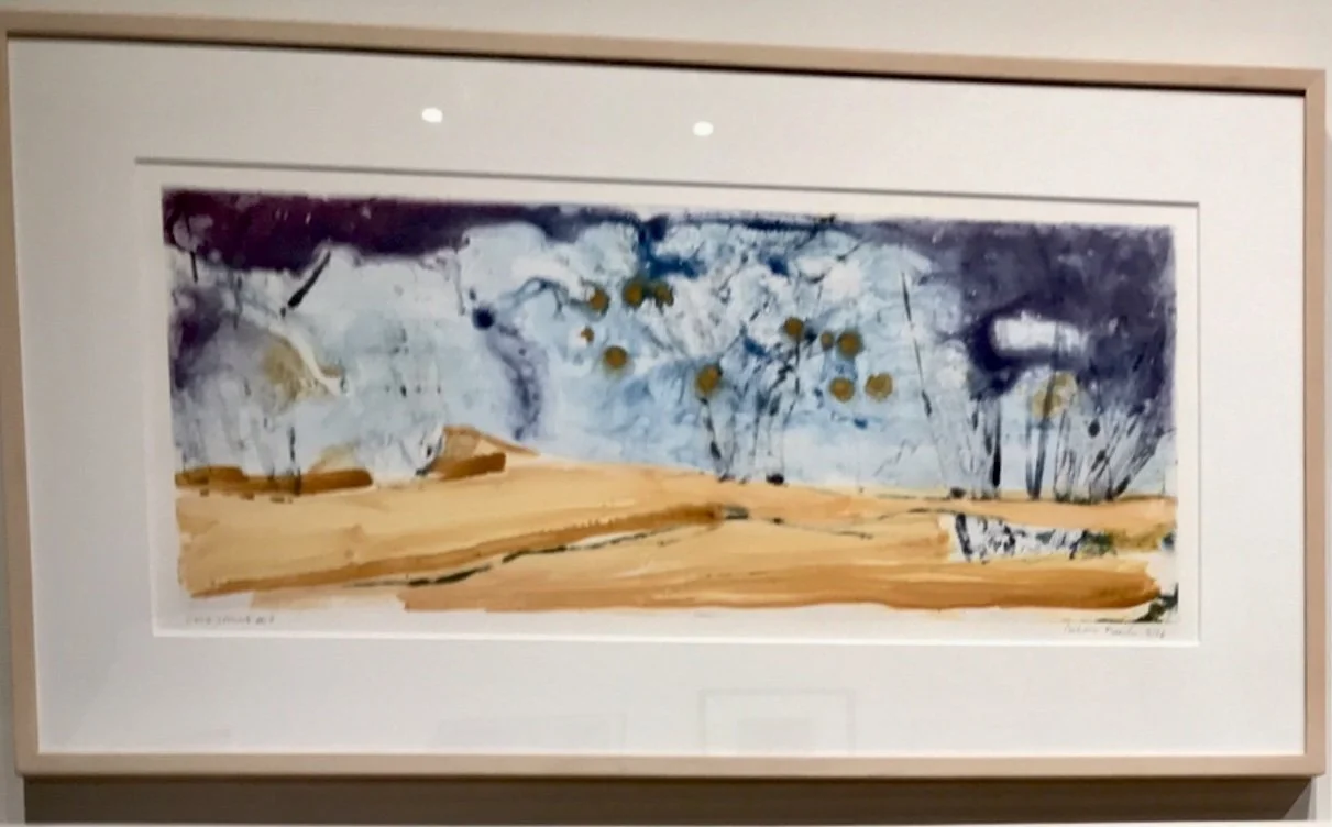 Cold Spring 11. Watercolor monotype.