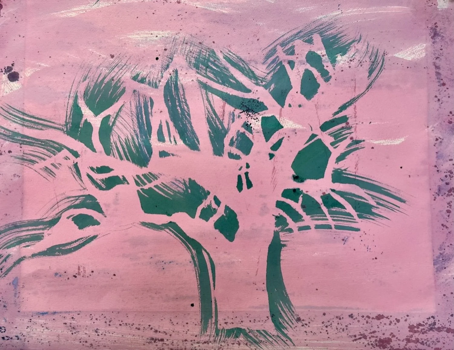 In the Garden 22. Painting. 20 × 26” 