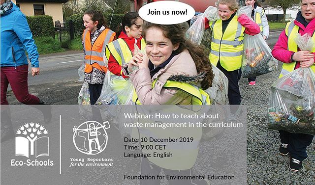 Have you been aware of the global topics in the educational context? Do you need inspiration for teaching your students about waste management in order to generate collective action in your campus? Join us for the webinar on 10 December! 
During this