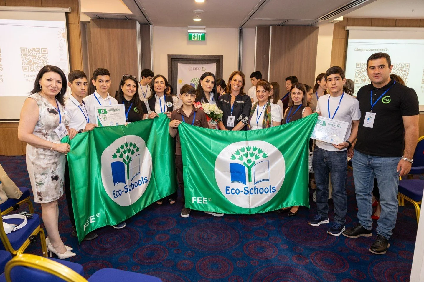 🌐 A new chapter for Eco-Schools in Armenia! 🇦🇲

🟩 Congratulations to Eco-Schools Armenia, led by @issdngo on celebrating its first-ever Eco-Schools Green Flag Ceremony, where three schools were awarded the internationally recognised Eco-Schools G
