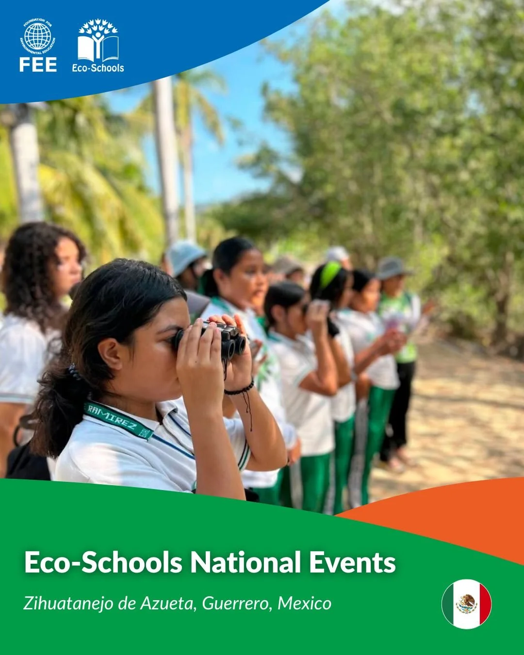 🌊 When learning extends beyond the classroom, our oceans become the lesson.

In Zihuatanejo de Azueta, Guerrero, Mexico, @blueflag_global and @ecoschoolsint are working hand in hand to connect young people with their coastal environment through crea