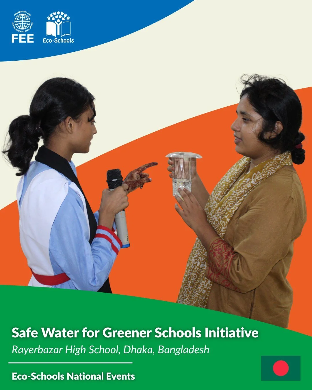 💧 Safe drinking water is something every child should be able to count on.

In Bangladesh, the Eco-Schools programme has helped transform three schools in Dhaka through the Safe Water for Greener Schools Initiative, bringing reliable access to safe 