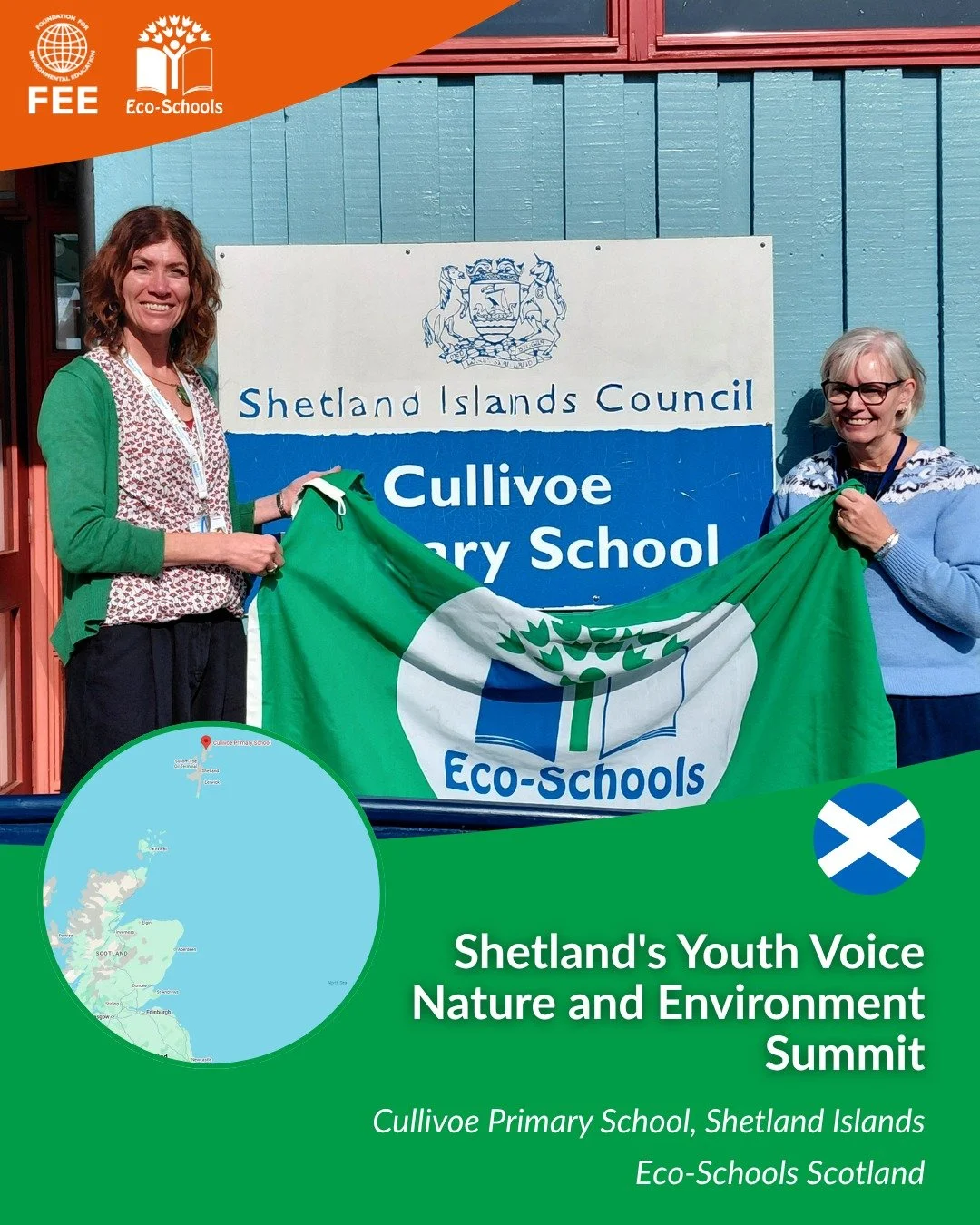 Imagining a better future and working together to make it happen. 

Andrea Gabriel, from FEE member @keepscotlandbeautiful, had the wonderful opportunity to join Shetland's Youth Voice Nature and Environment Summit, where young people came together t
