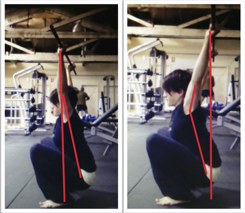 Spot the difference: Left = good...Right = compromised joints