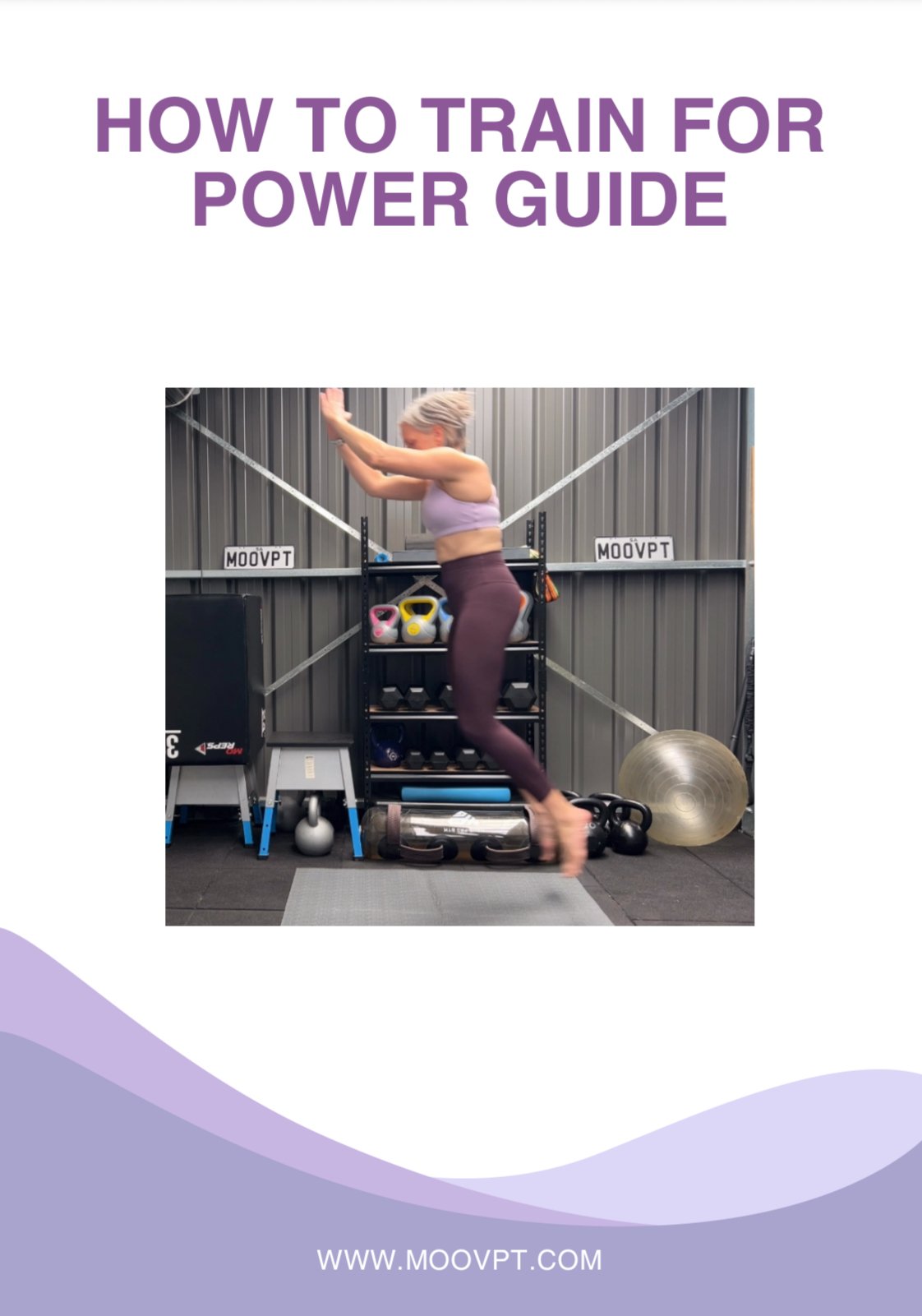 a PDF Guide teaching you how to do power exercises safely