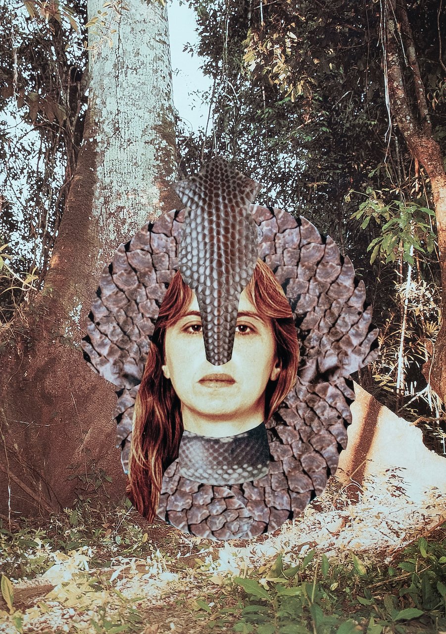 Acorazada Guerrera (2020). Unique hand cut collage. 60x40 cm. 4000 GBP