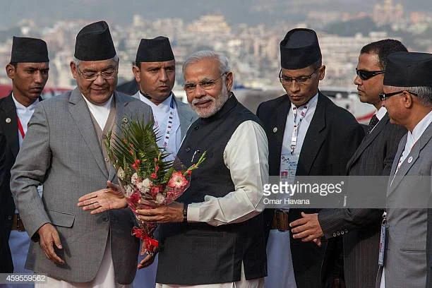 Prime Minister Modi meets the Nepal Delegation Photo by Omar Havana/Getty Images News / Getty Images