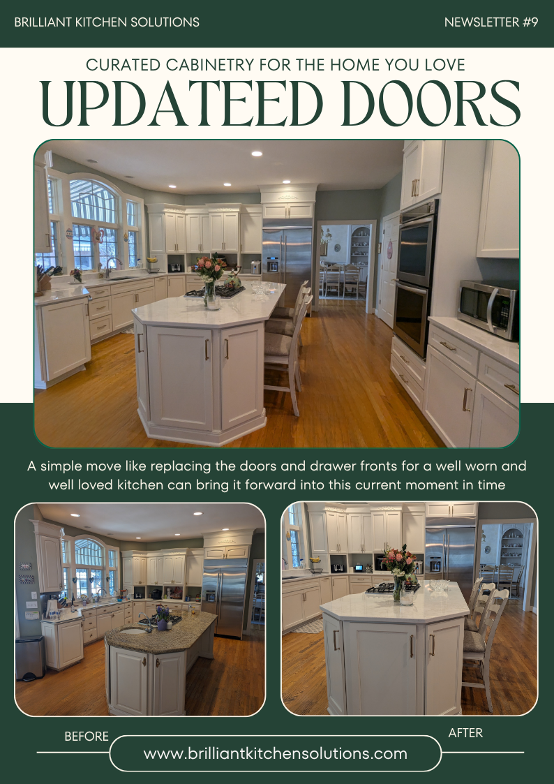 Curated Cabinetry for the Home you Love  Newsletter #9  Updated Doors - Brilliant Kitchen Solutions