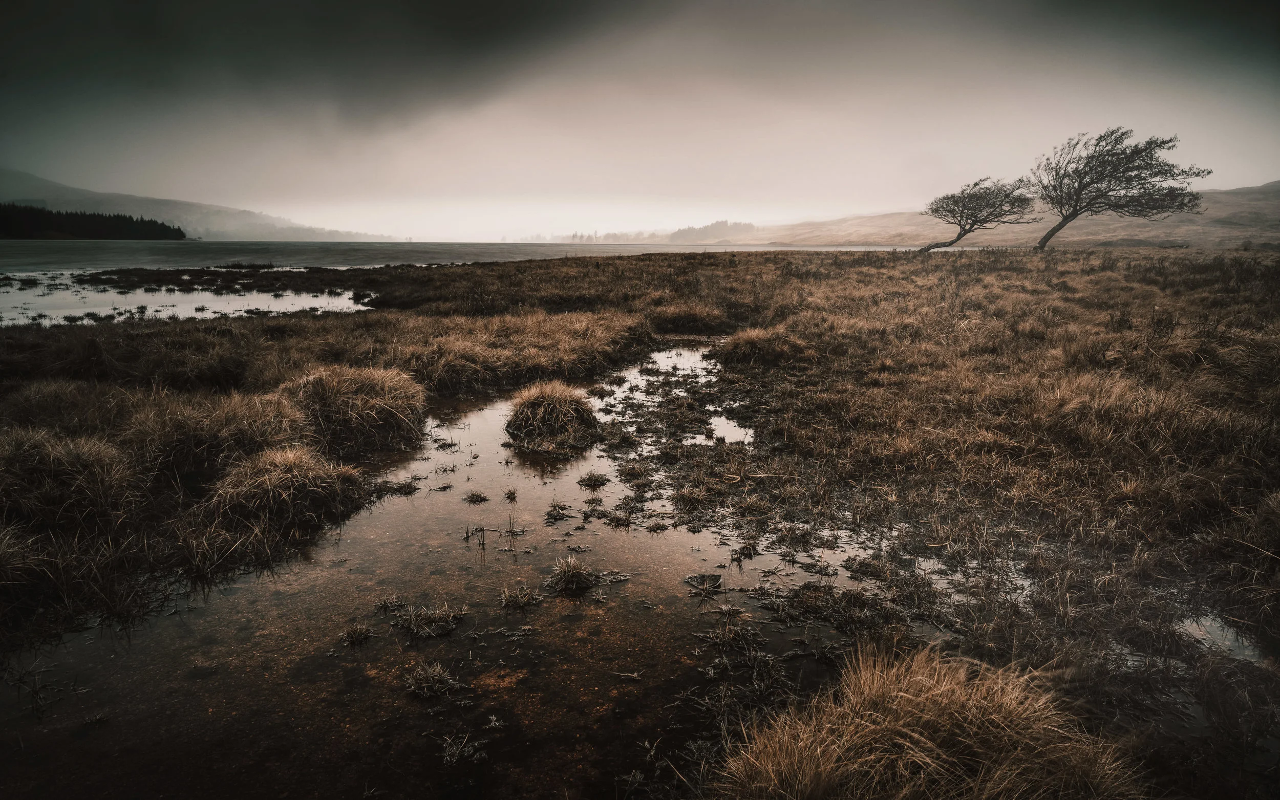 Late winter at Loch Tulla, Scottish Highlands