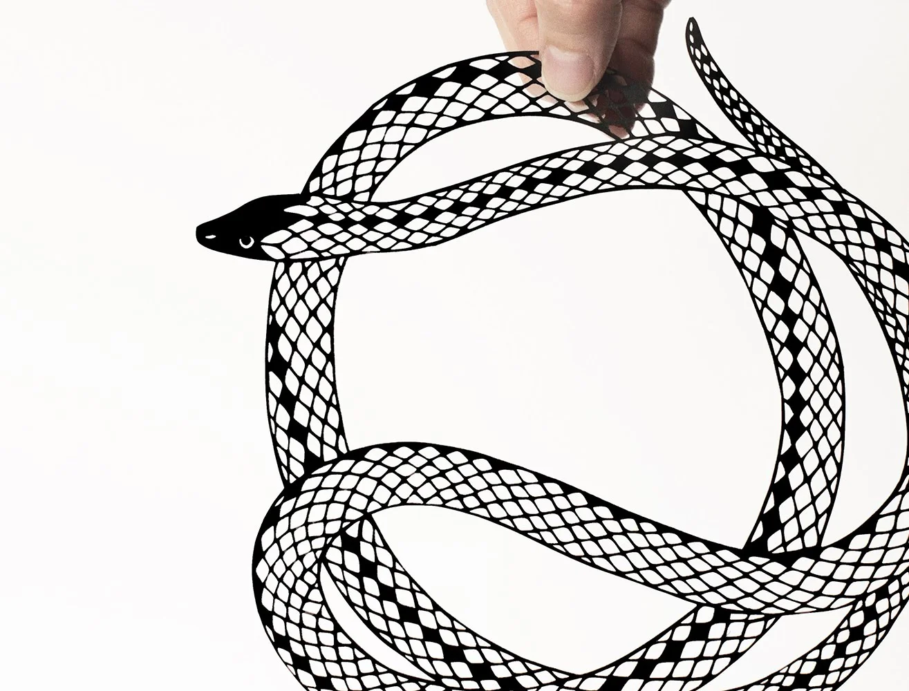 Little Serpent papercut details