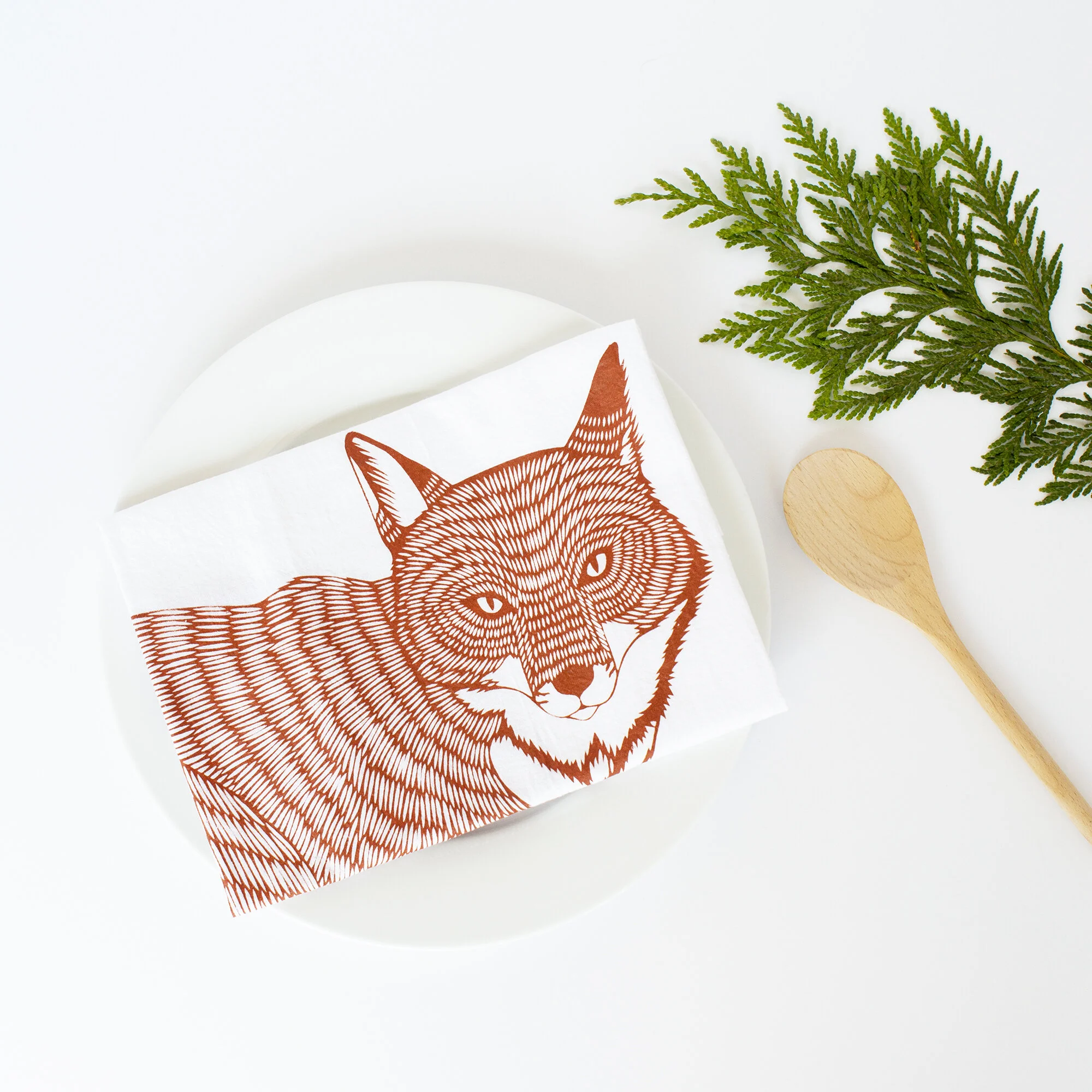 Vixen tea towel CLEARANCE