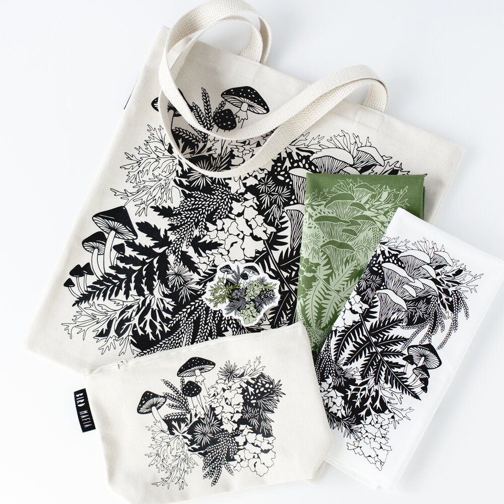 Floral Tote Bag, Wildflowers Tote Bag, Bag Aesthetic, Organic