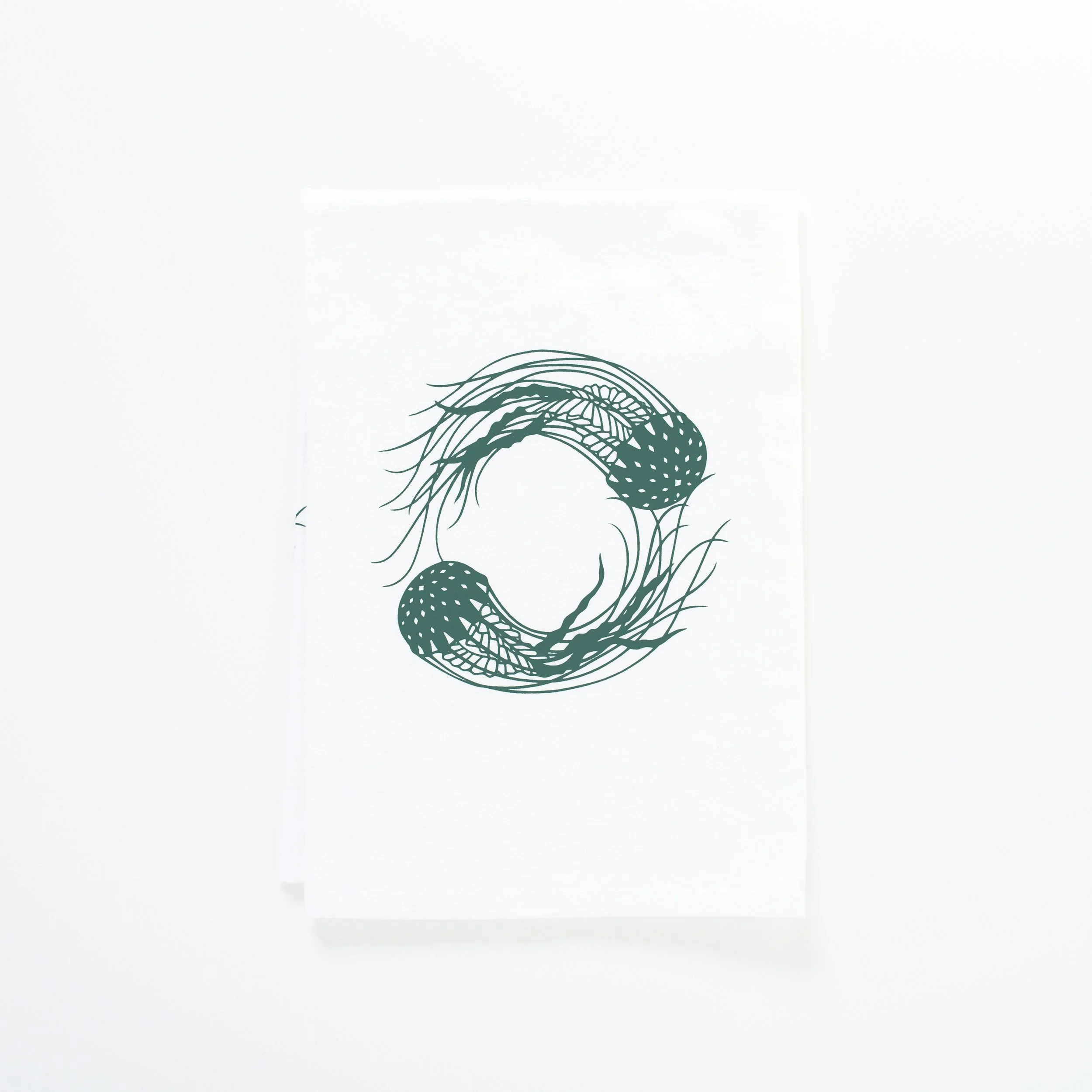 Jellyfish tea towel flour sack towel teal.jpg
