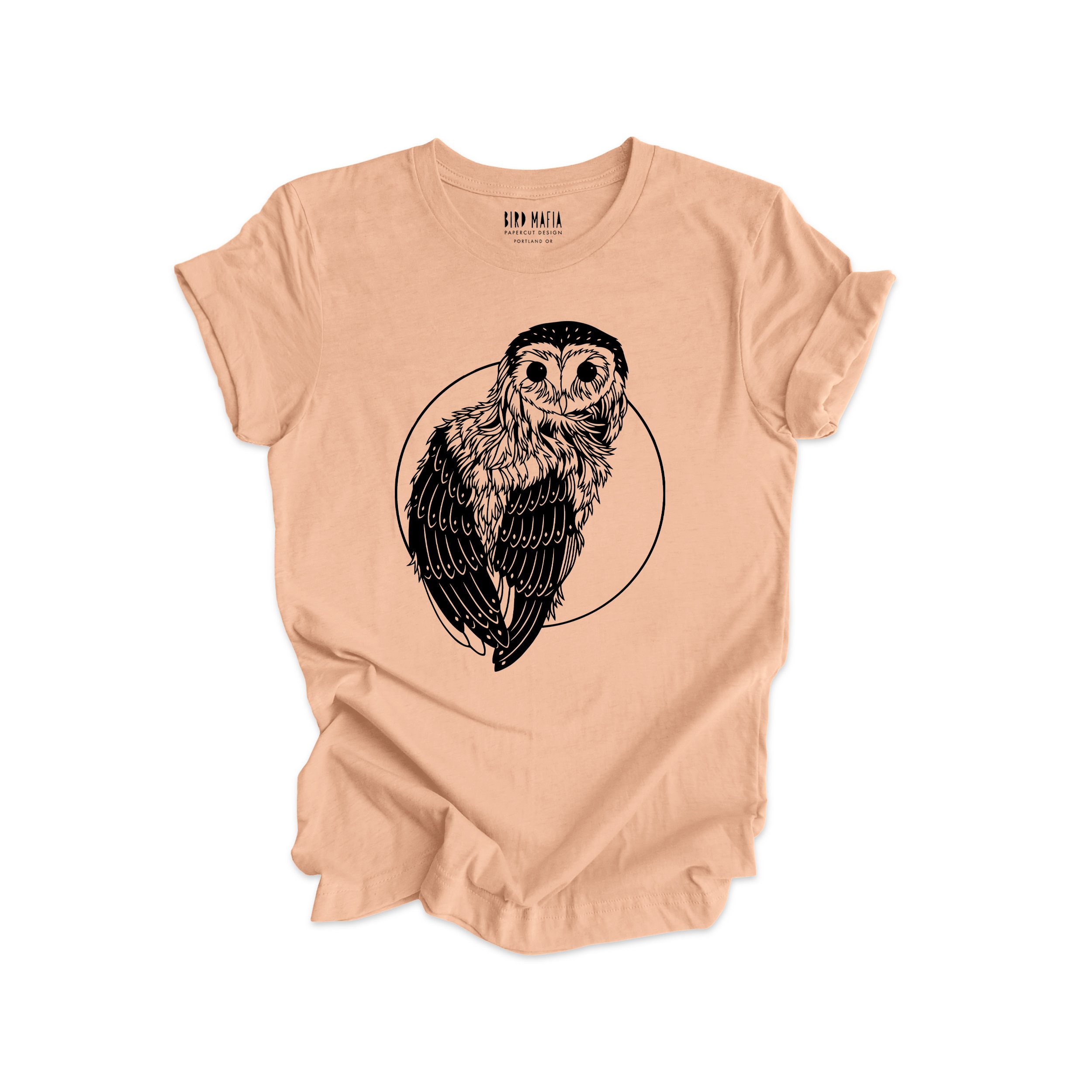 owl tshirt HEATHER PEACH.jpg