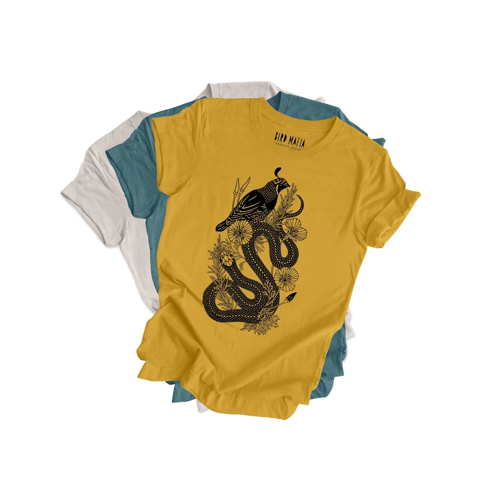 California t-shirt bird mafia