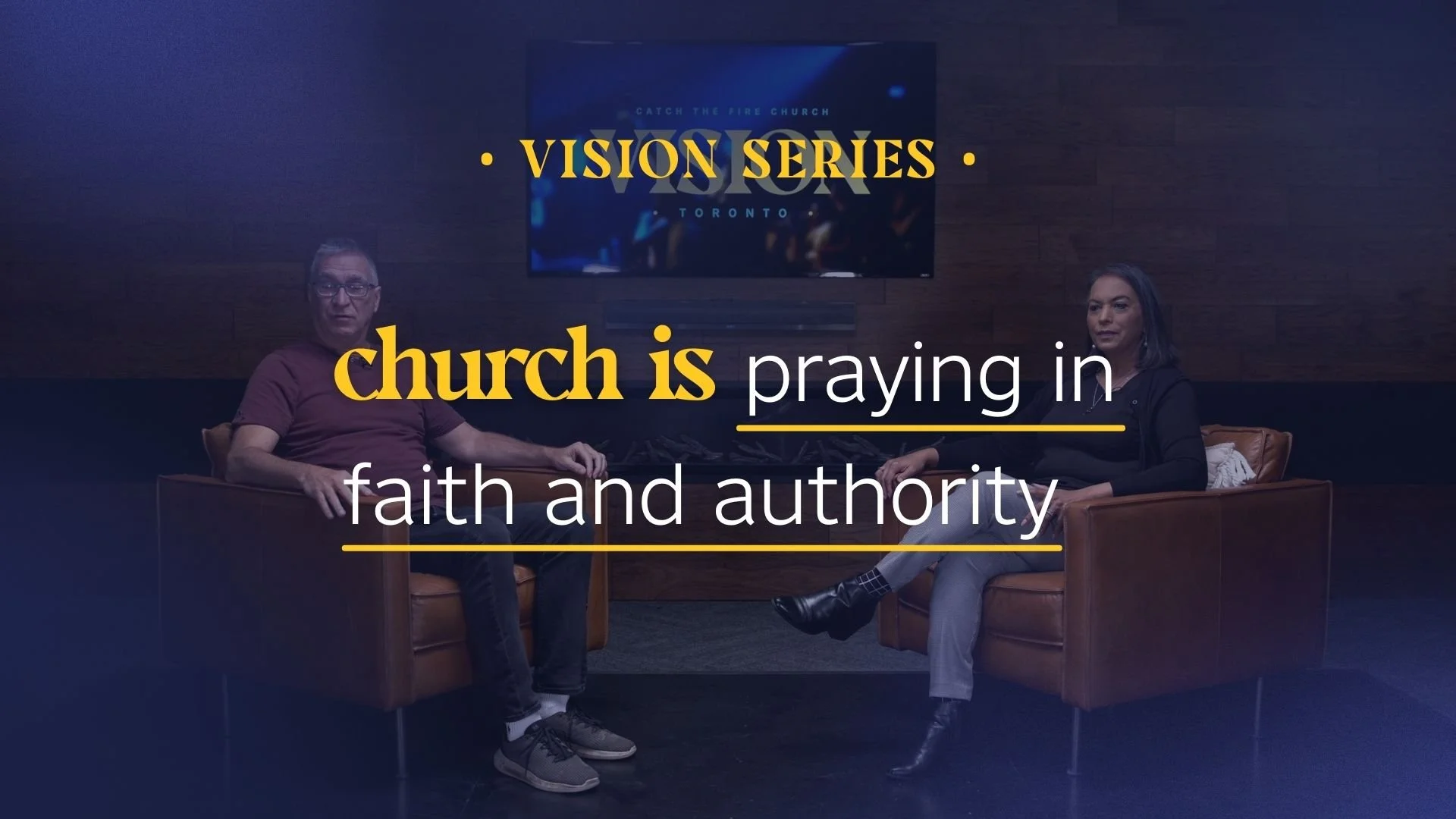 Church is praying in faith and authority