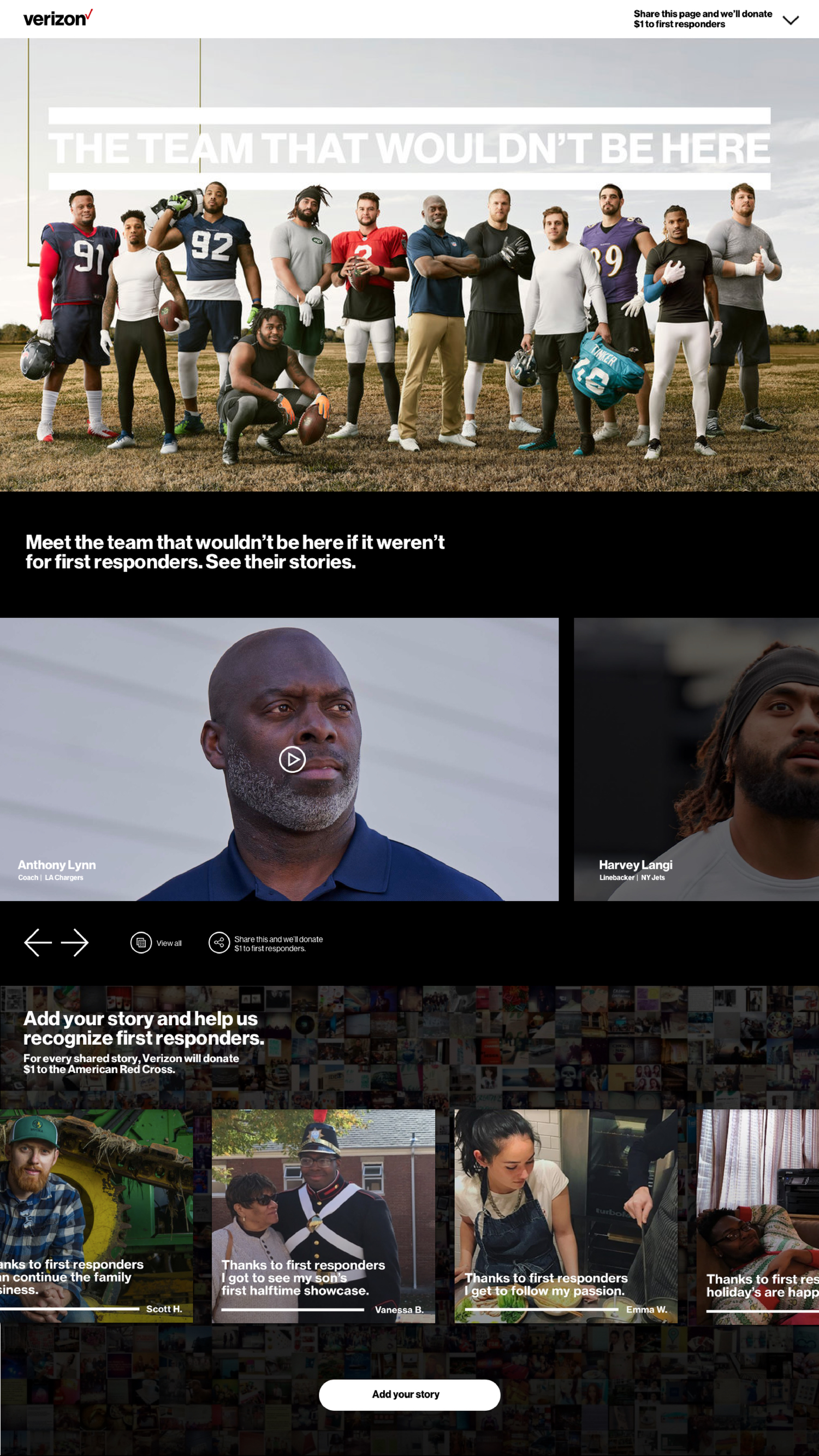 Verizon, The Team That Wouldn’t Be Here