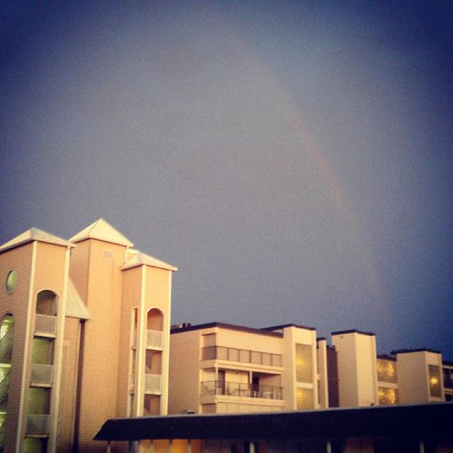 Evening Ocean City rainbow. #ocmd #delmarva