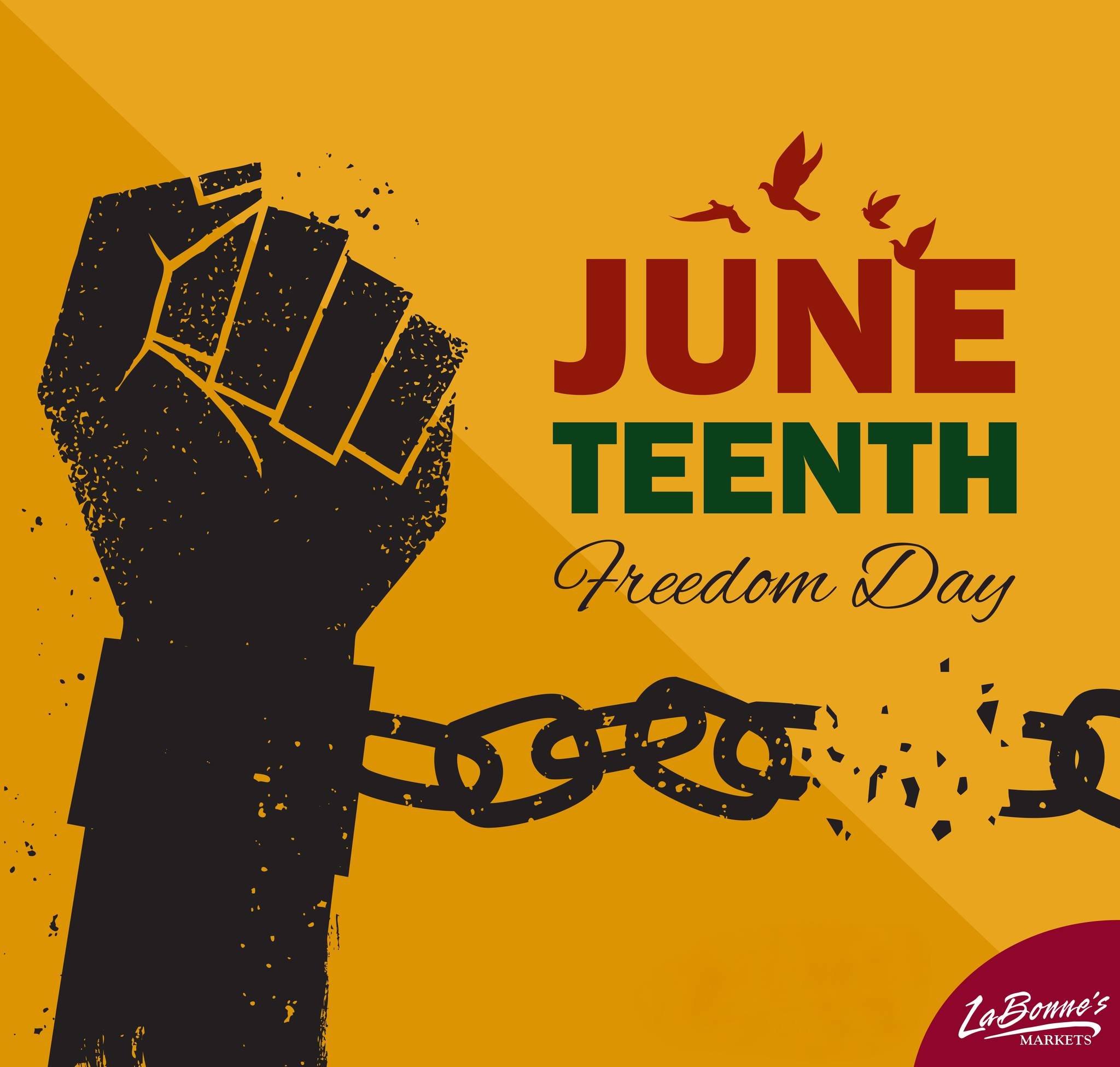 Today we honor Juneteenth, a significant moment in American history that marks the end of slavery in the United States. It&rsquo;s a time to reflect on the past, celebrate freedom, and support equality for all.

We stand with our community in honorin
