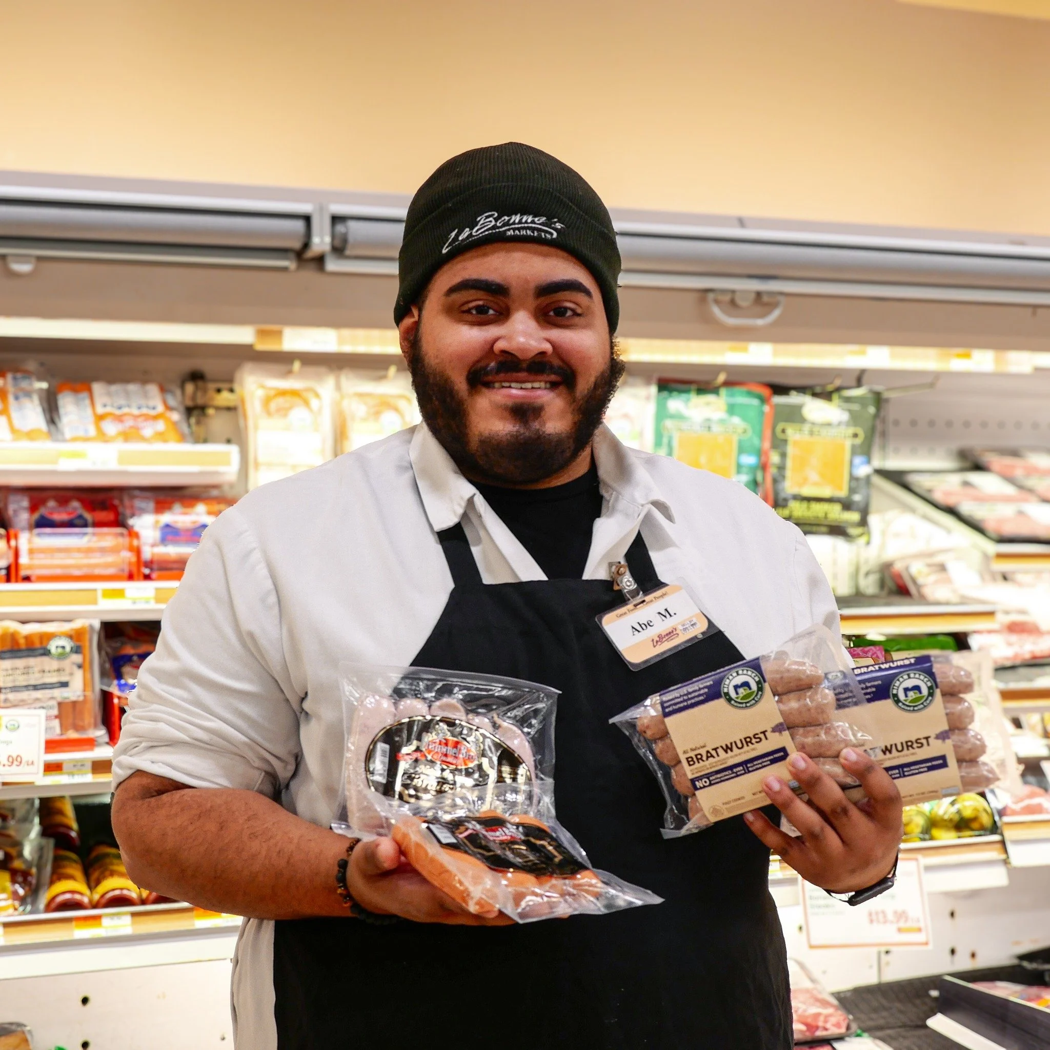 At our Wurst we're at our Best this week...
Hummel's Bratwurst and Knockwurst are $4.99each AND we have Niman Ranch Bratwurst and dogs at $5.99each. These are perfect for grilling or searing and putting on a bun with some mustard. Let us know if you'