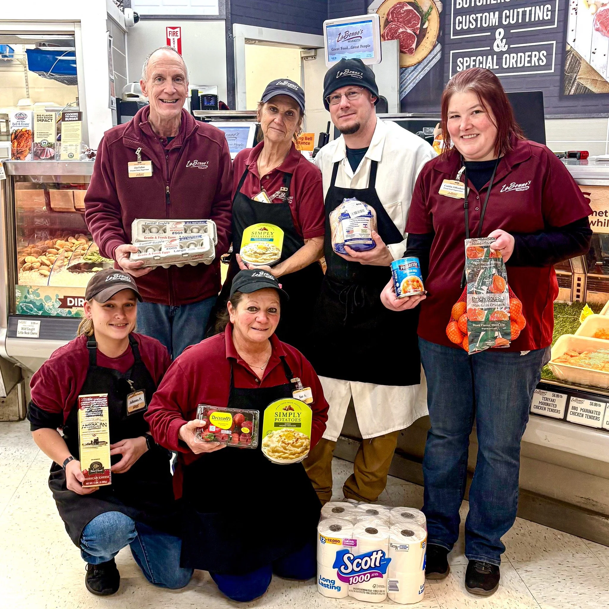 Stop into our Watertown store today, Friday the 16th, between 3pm and 5pm to wish Bob LaBonne Sr. a happy 90th birthday! 🎉

🔥 This week's hot deals 🔥 

1. Porterhouse Steaks......$13.99/lb (save $5.00/lb)
2. Baby Back Ribs.....$3.79/lb (save $1.20