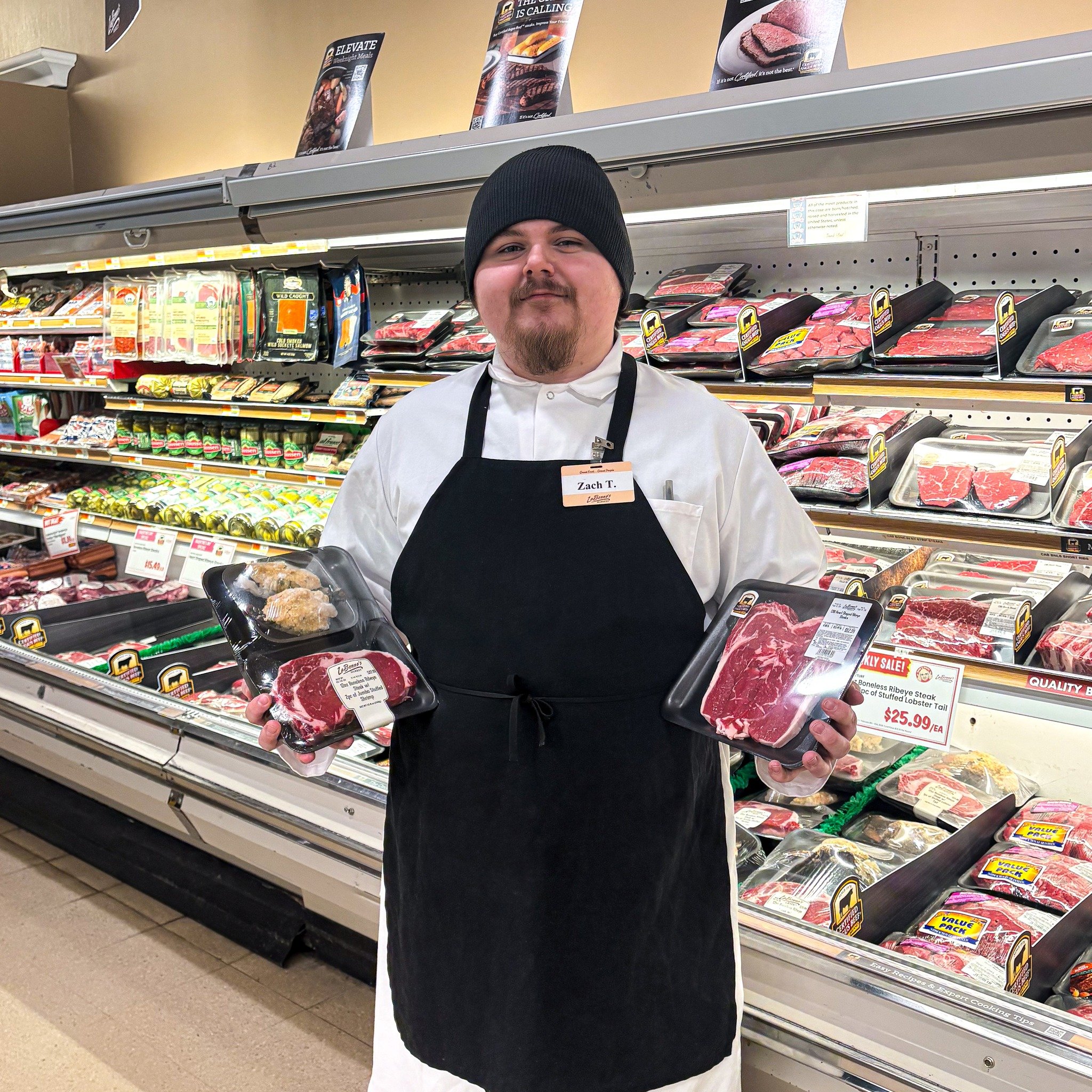 🦞 Our Surf &amp; Turf sale runs through the weekend make sure to pick up your favs while supplies last! We also have Heart Shaped Ribeye Steaks on sale through the 15th for $15.49/lb.

8oz Tenderloin Steak &amp; 2pc Jumbo Stuffed Shrimp 11.8 oz.....