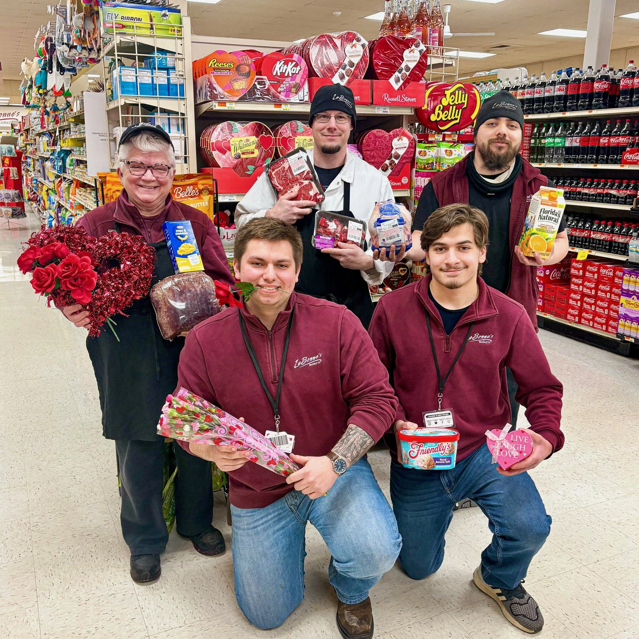 💘 We have tons of deals this weekend, be sure to catch our Surf &amp; Turf specials AND our Heart Shaped Ribeyes on sale through the 15th. We also have roses by the dozen in assorted colors and countless other flower options available while supplies