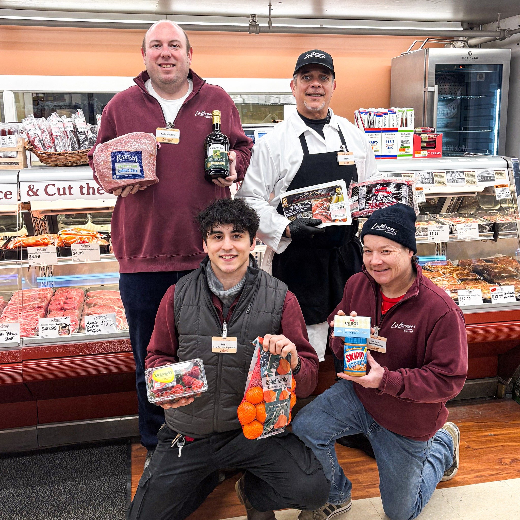 We're still accepting Corned Beef and Cabbage Dinner reservations for St. Patrick's Day! Individual Dinners Include: LaBonne's Chef Prepared Hummel Corned Beef Brisket (a half pound!), with Green Cabbage, Red Potatoes &amp; Whole Peeled &amp; Cut Car