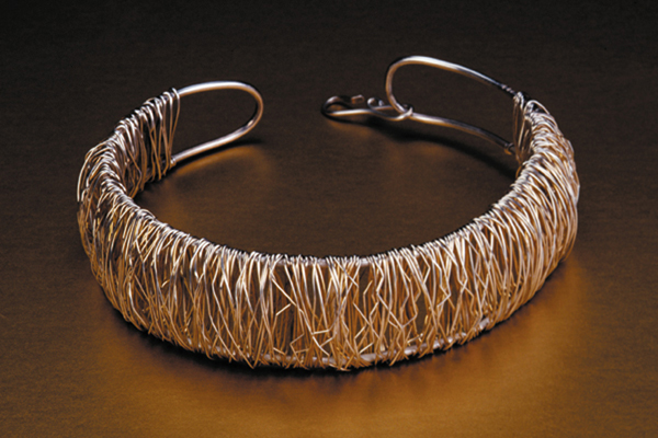   Choker  , 1985, fine and sterling silver, 1.5x5.5x5 inches  