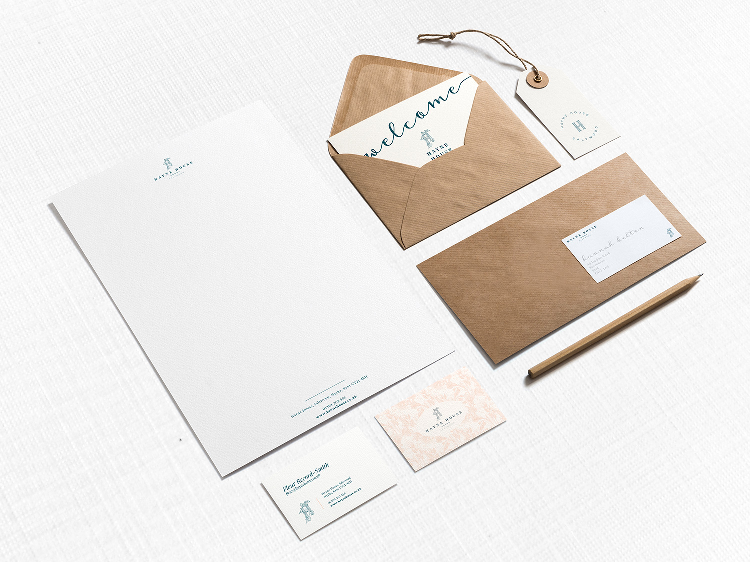 Hayne House wedding venue branding by Ditto Creative, branding agency and brand stylists in Kent