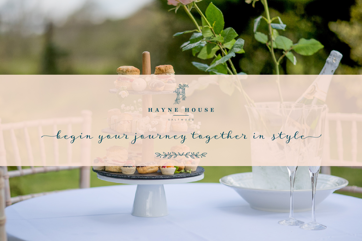 Hayne House wedding venue branding by Ditto Creative, branding agency and brand stylists in Kent