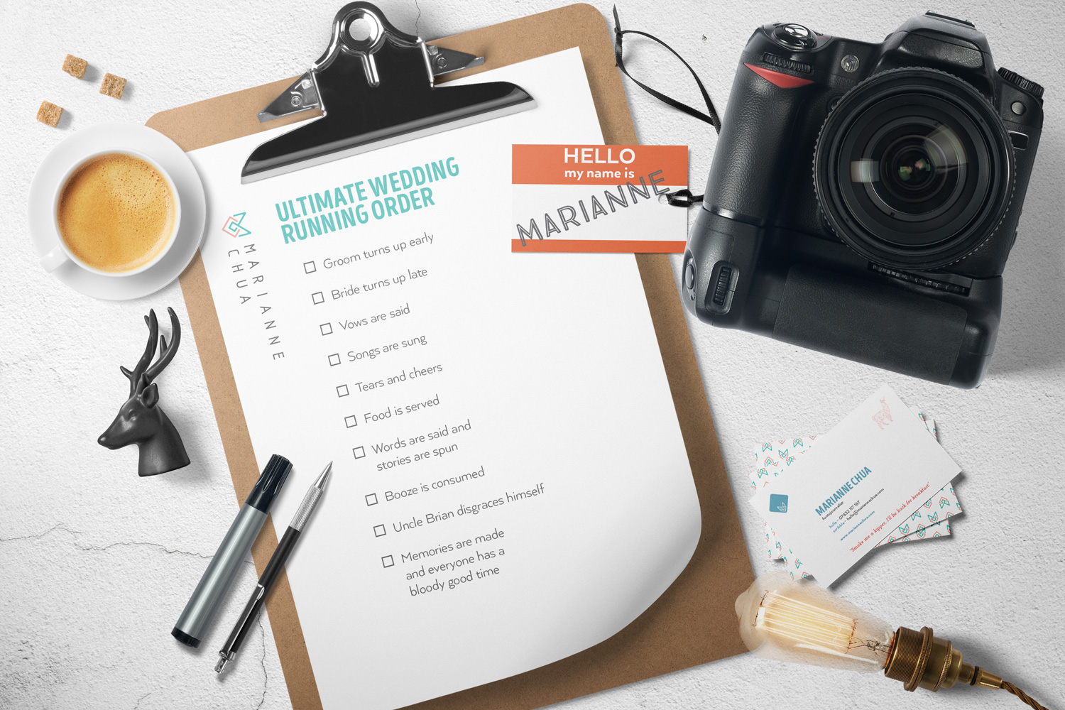 Marianne Chua Photography logo design, branding and brand identity by Ditto Creative, branding agency Kent