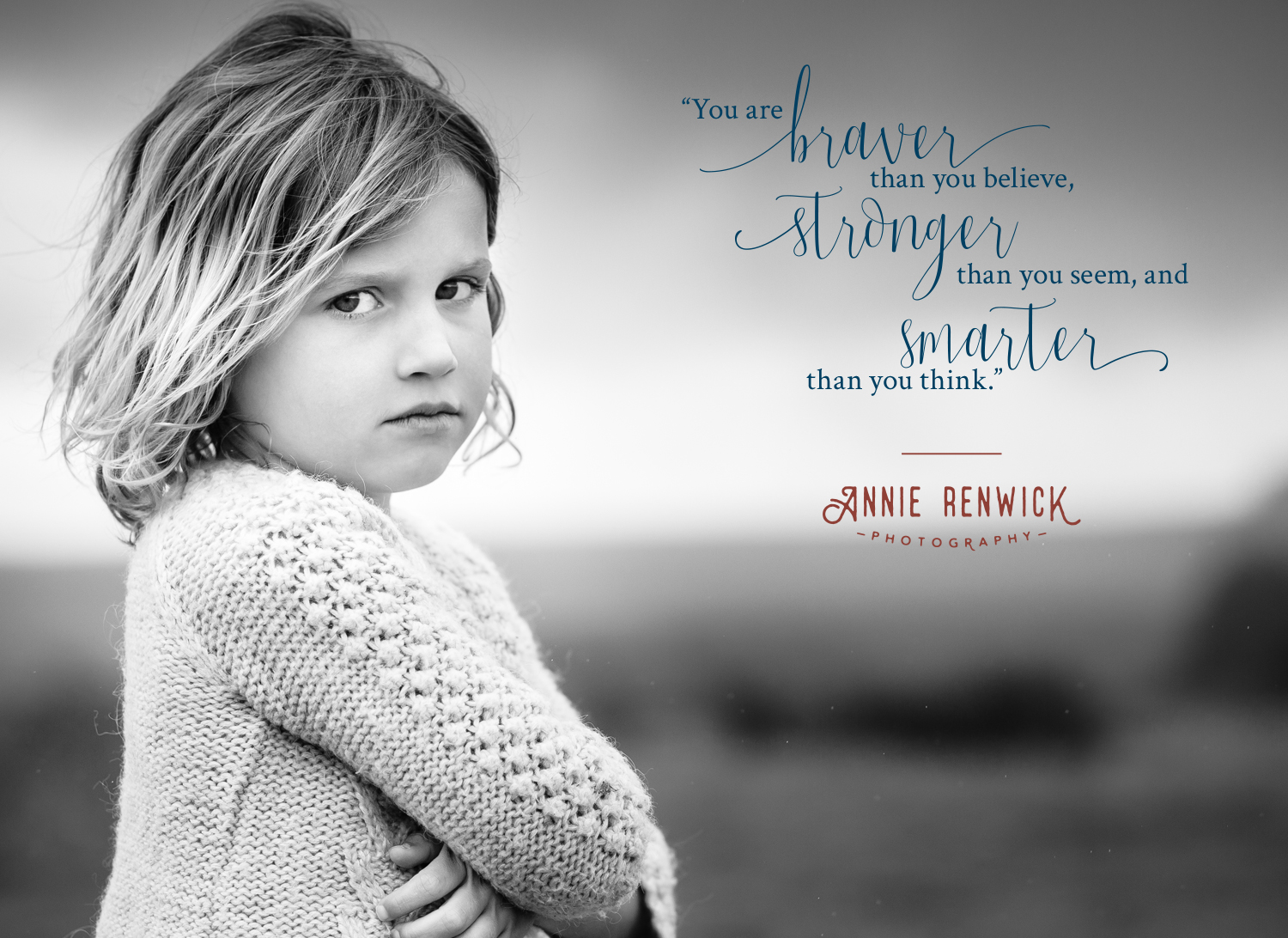 Logo and brand design for Annie Renwick, childrens photographer in Devon, branding and brand styling by Ditto Creative, brand stylists kent