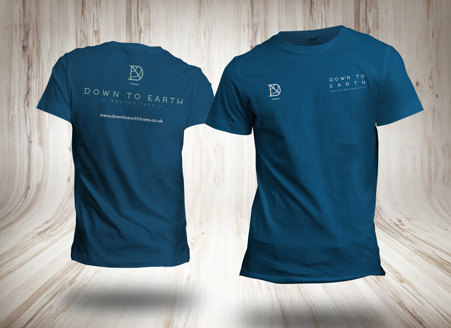 Down to Earth tree surgeons Sevenoaks, logo design and brand identity by Ditto Creative, branding agency Kent