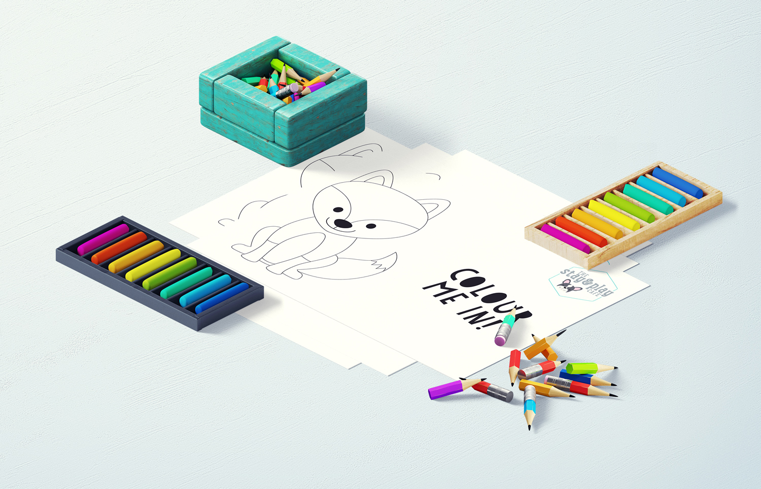 The Stay and Play Cafe, Sevenoaks soft play centre, logo design and branding by Ditto creative, boutique branding agency in Kent