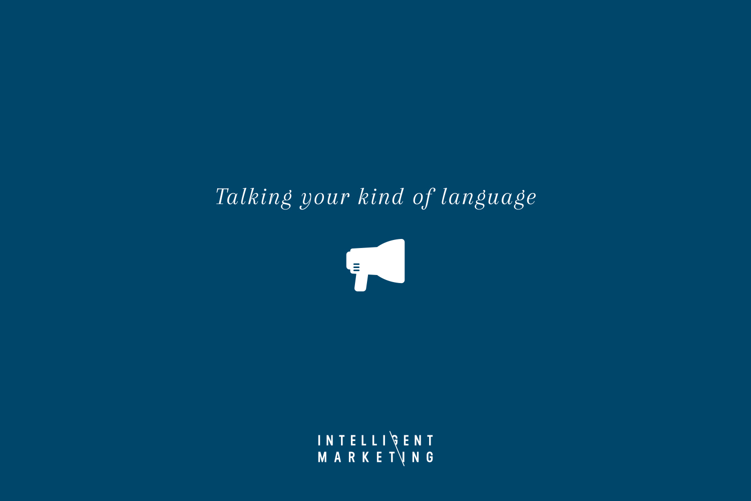 Intelligent Marketing logo, London marketing agency, logo design and brand identity by Ditto Creative, boutique branding agency and brand stylists, Kent