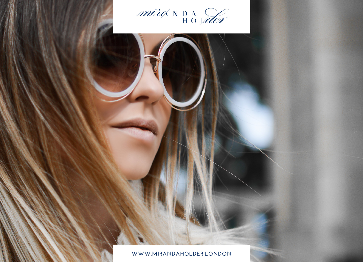 Miranda Holder London, high end fashion stylist and personal stylist, logo design and brand identity by Ditto Creative, Kent