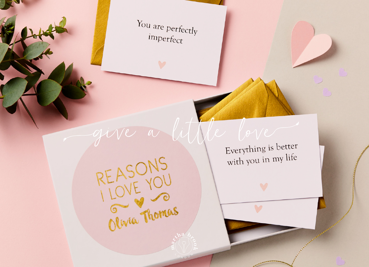 Martha Brook London, logo design and brand styling by Ditto Creative, boutique branding agency, Kent