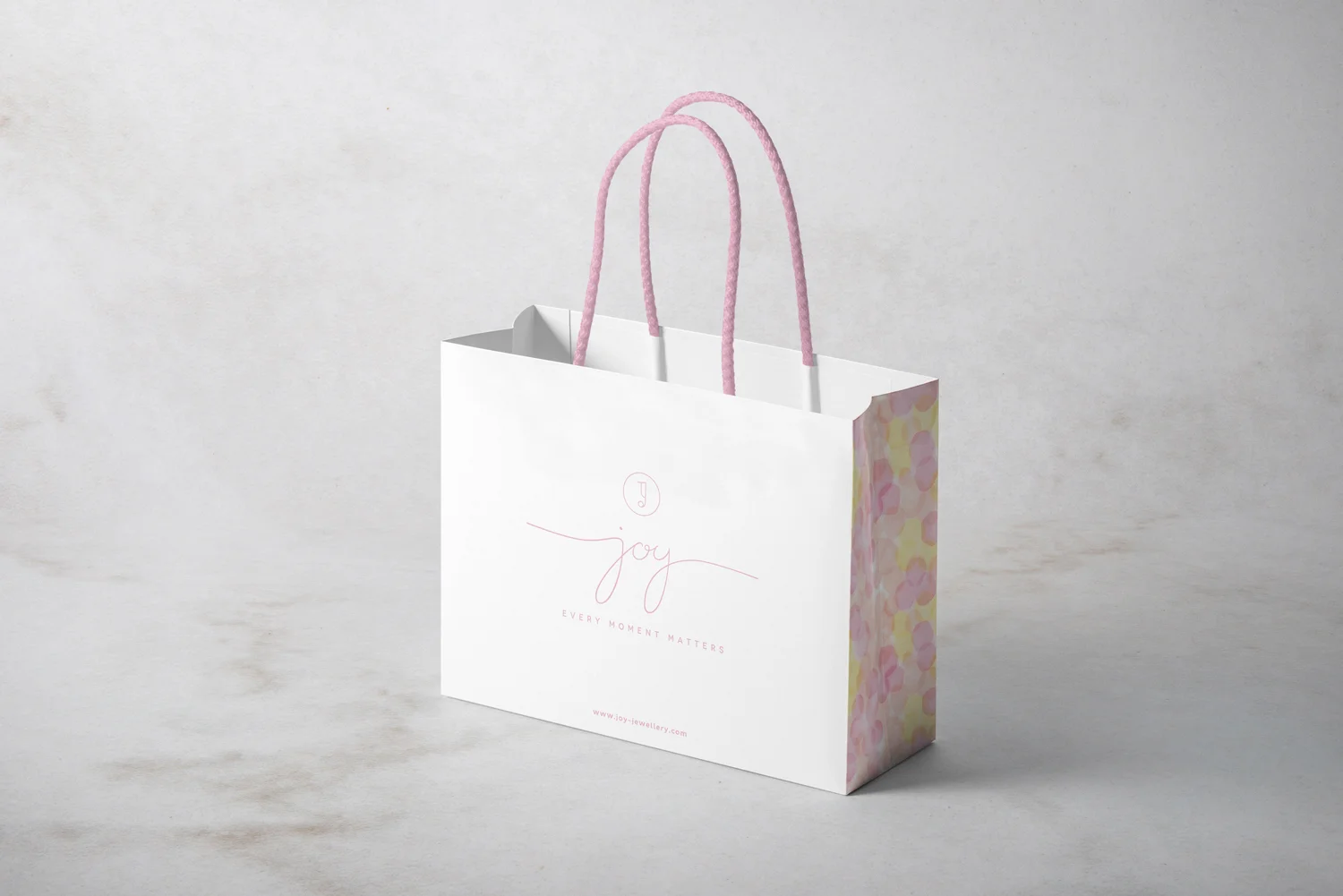 Brand consultancy, branding, logo design for startup business Joy Jewellery, jewellery brand in South Africa. Brand design by Ditto Creative, branding agency in Kent specialising in branding for small businesses